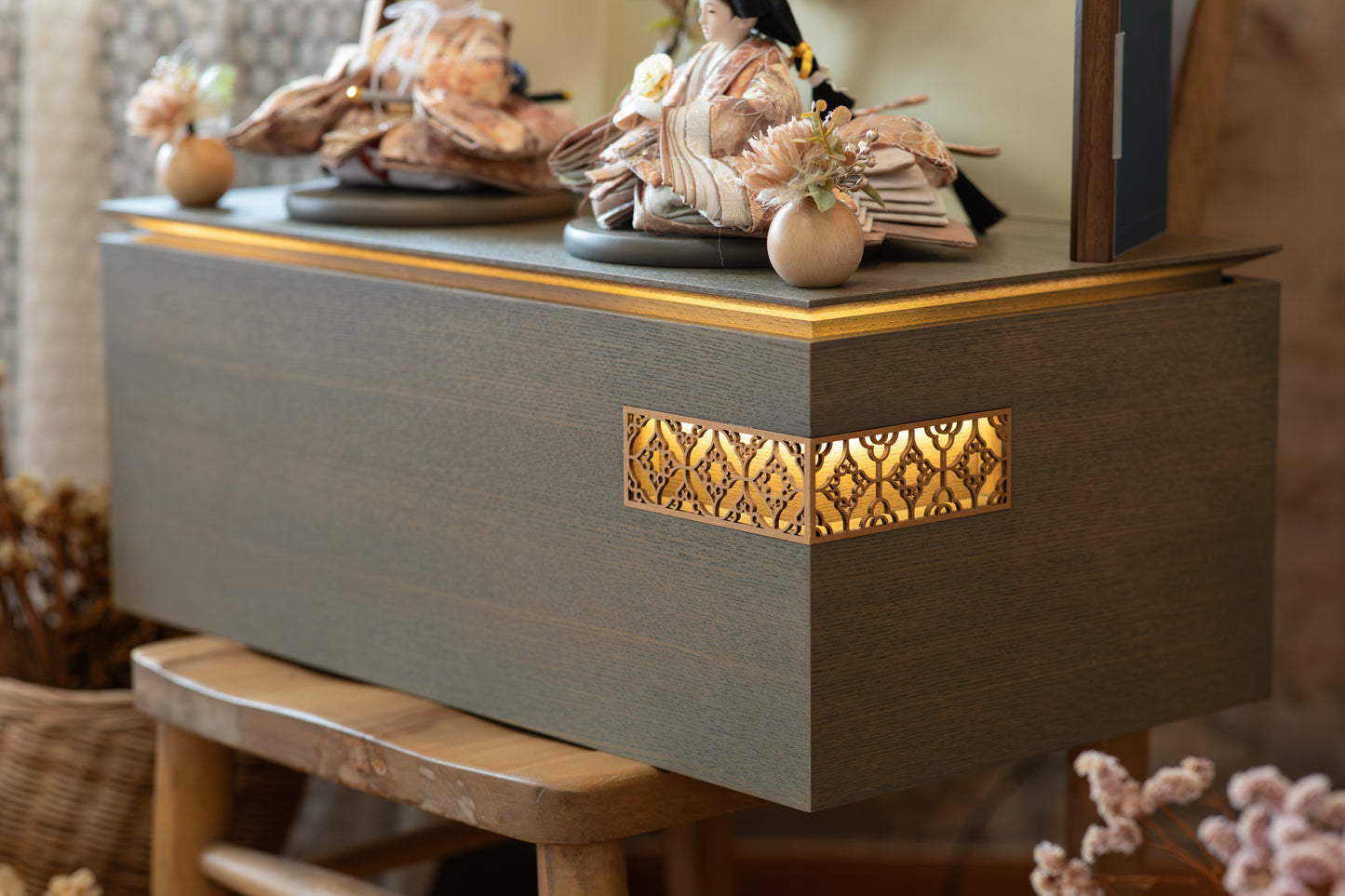 №073318|Antique flower|収納|モダン|