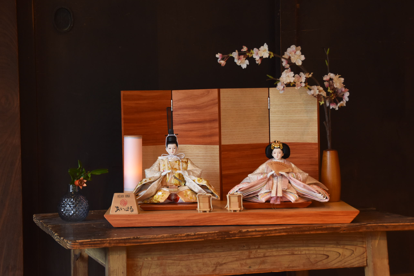 №043303|花梨に桜|WOODSTYLE|コンパクト|